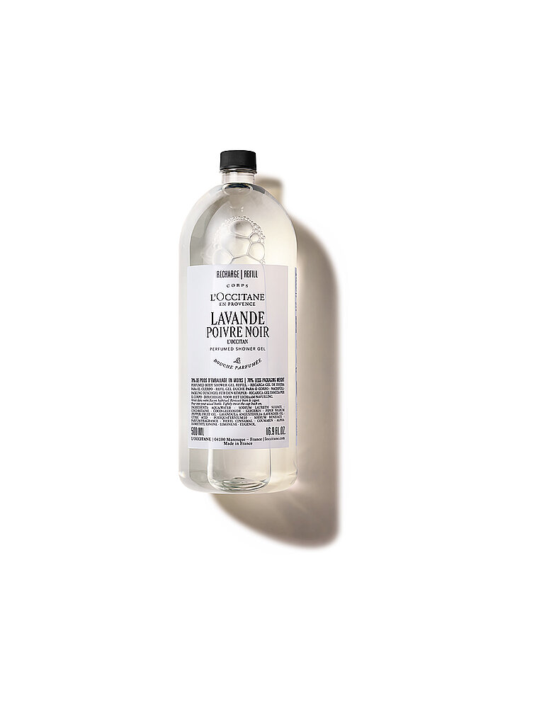 L'OCCITANE Lavande Poivre Noir Duftduschgel Nachfüllpackung 500ml