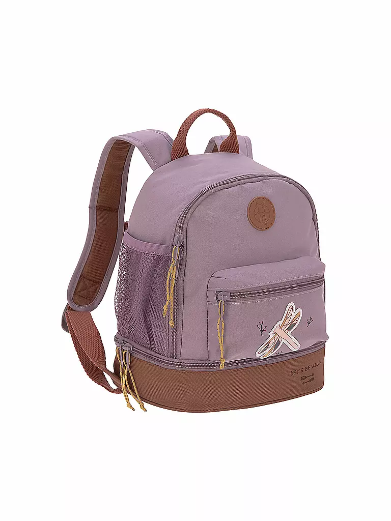 LÄSSIG | Kindergarten Rucksack Mini Adventure Dragonfly | lila
