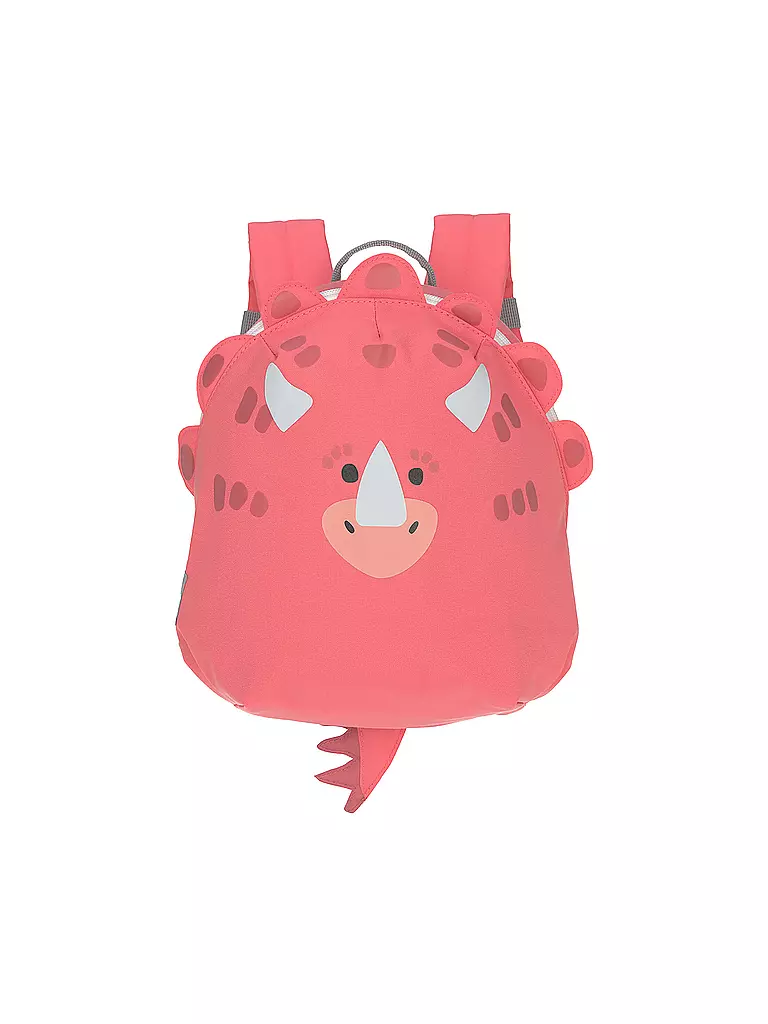 LÄSSIG | Kindergarten Rucksack Tiny About Friends Dino Rose | rot