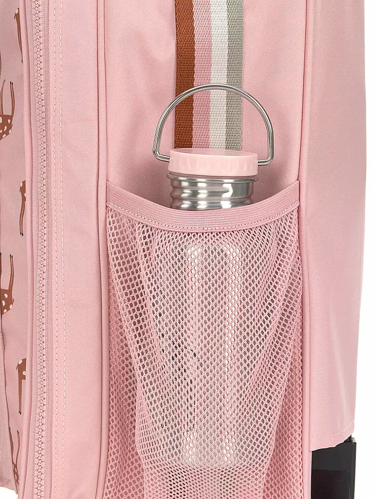 LÄSSIG | Kinderkoffer - Trolley Safari Giraffe | rosa