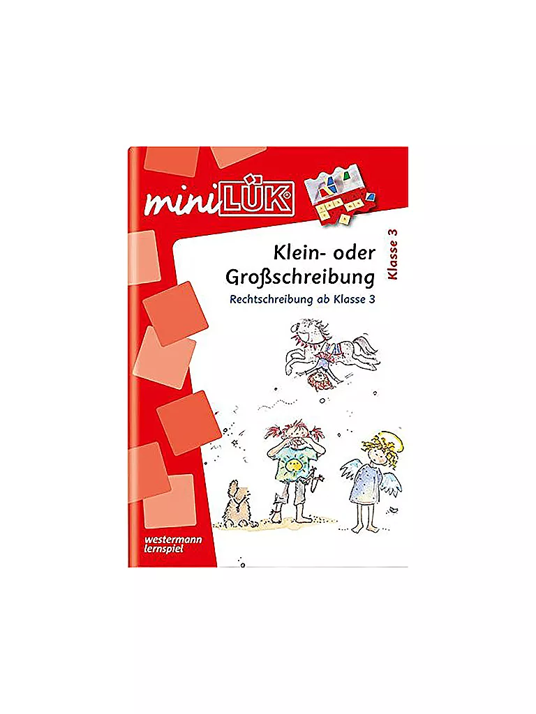 LÜK | miniLÜK - Klein- oder Großschreibung 3. Klasse | keine Farbe