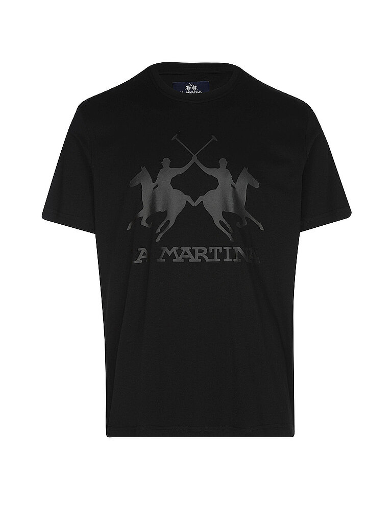 LA MARTINA T-Shirt  schwarz | L