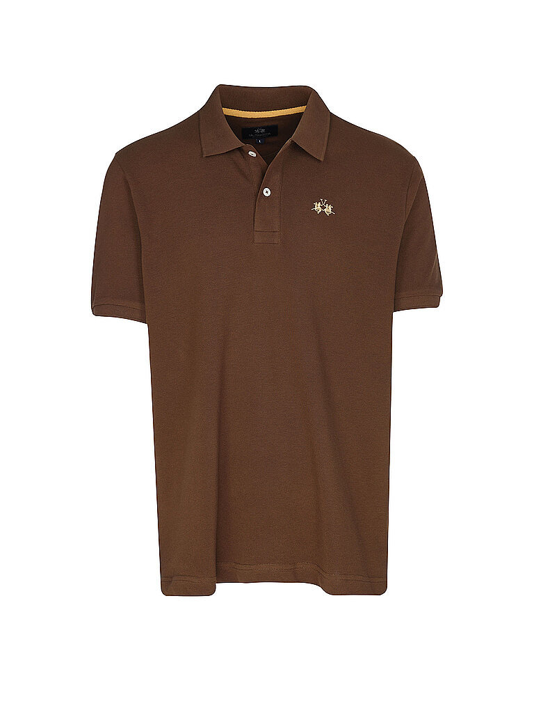 Poloshirt braun L herren