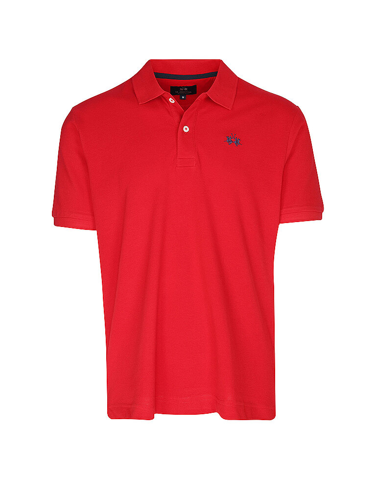 Poloshirt rot L herren