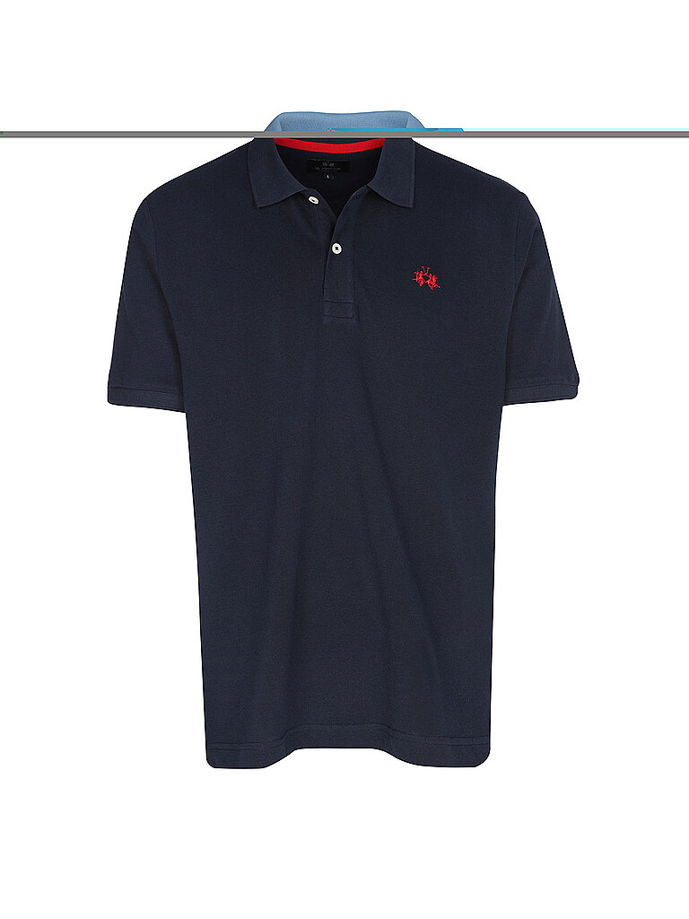 LA MARTINA Poloshirt  dunkelblau | M