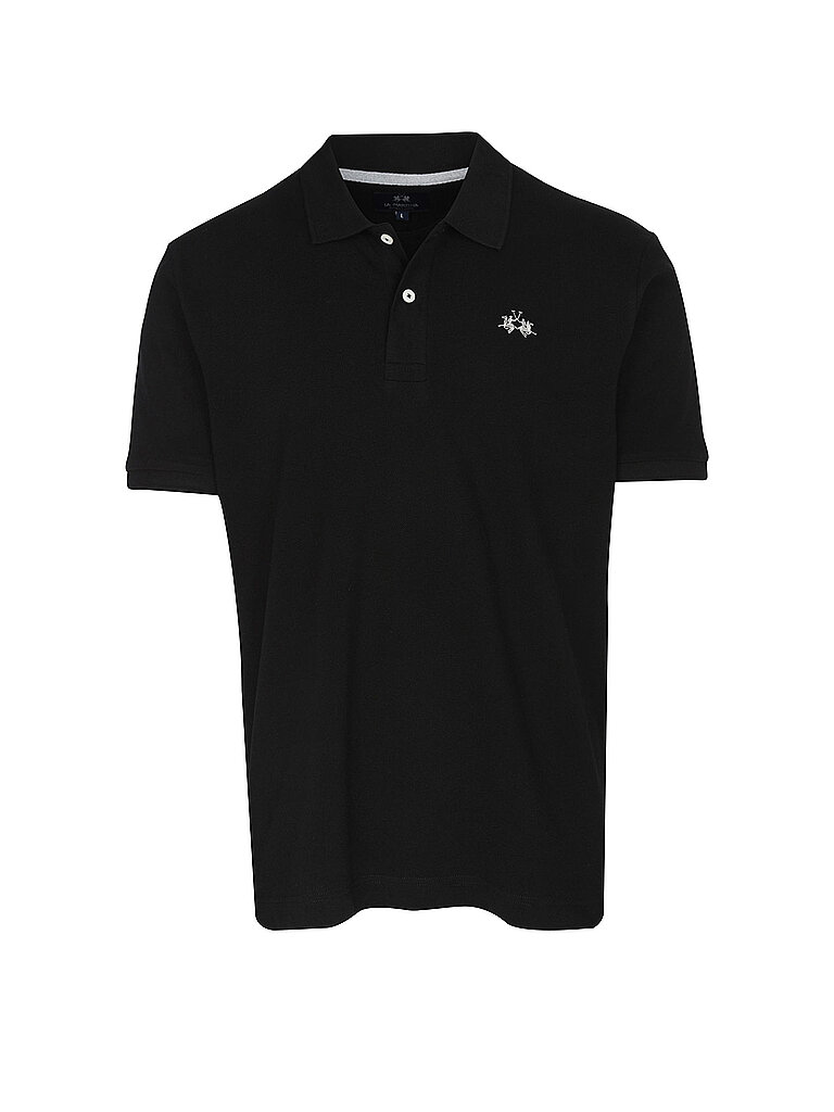 Poloshirt schwarz L herren