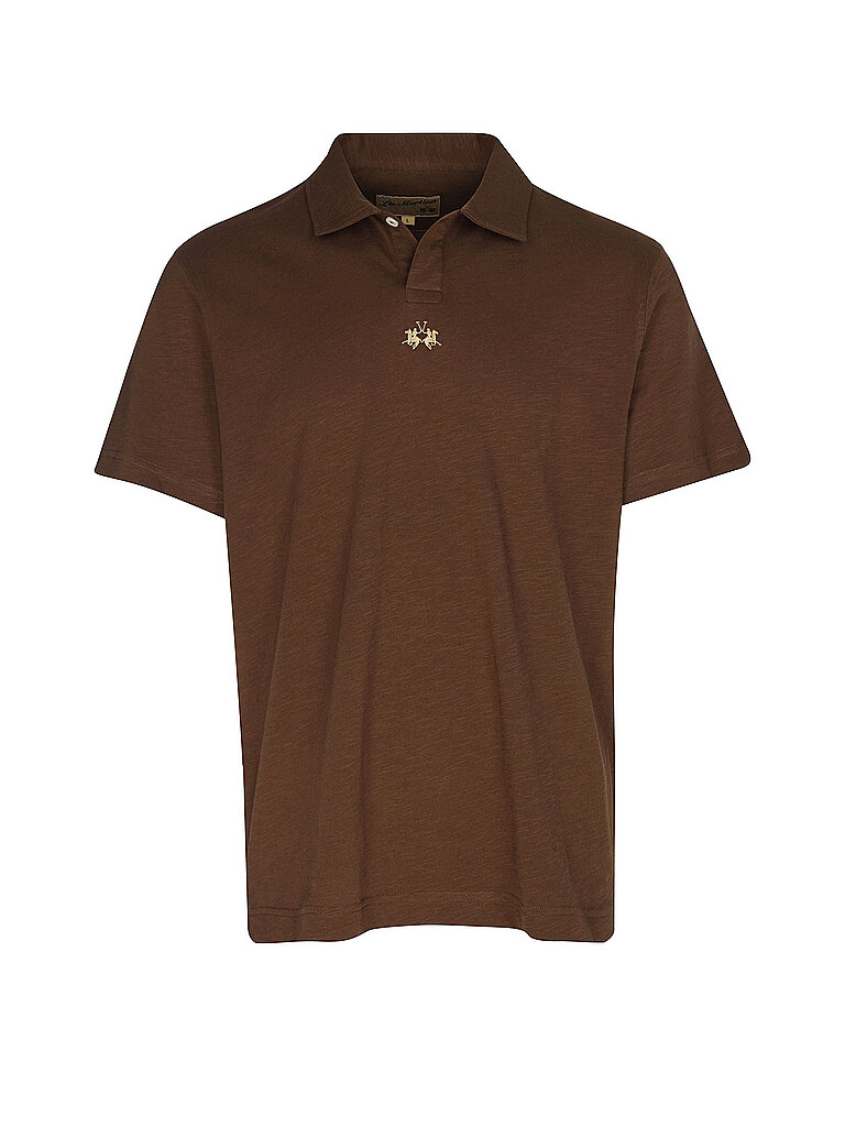Poloshirt braun L herren