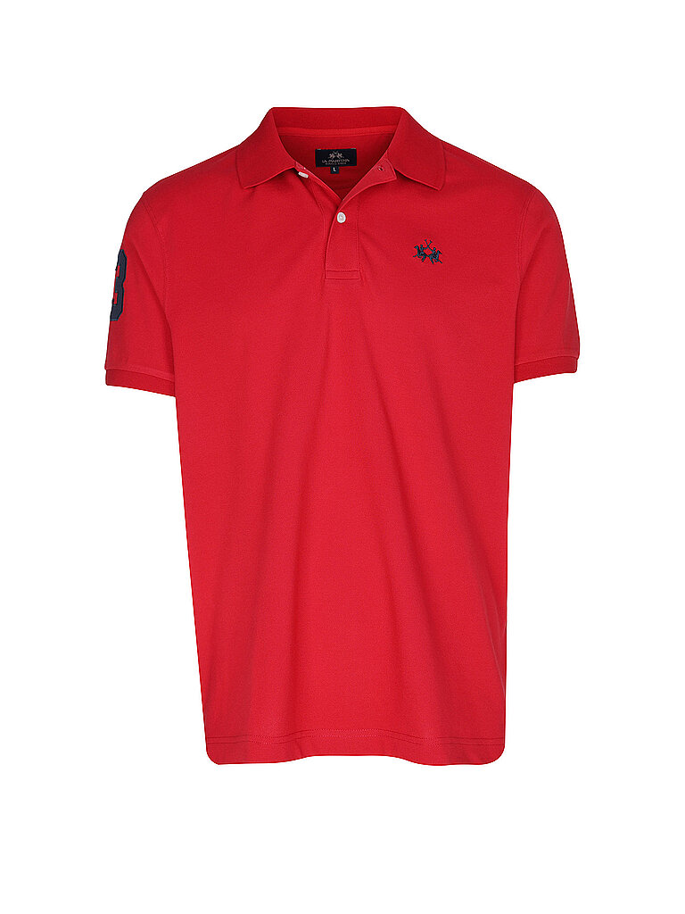 LA MARTINA Poloshirt  rot | XL