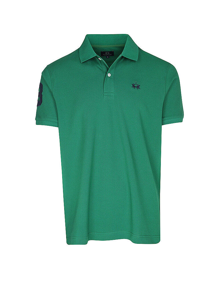 LA MARTINA Poloshirt  dunkelgrün | XL