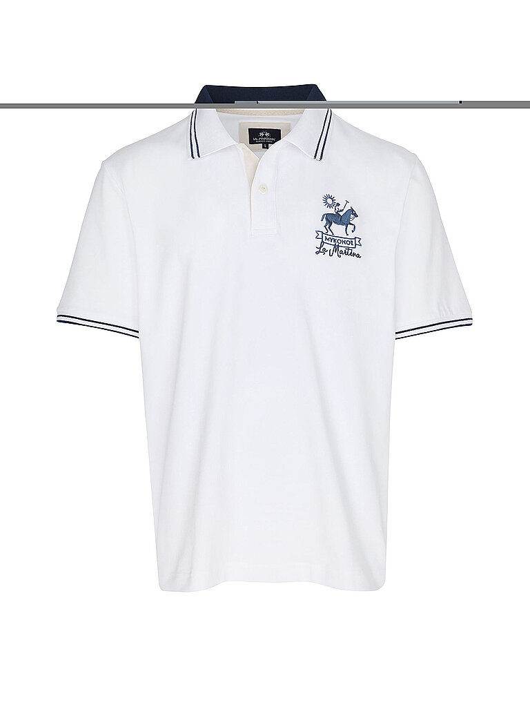 LA MARTINA Poloshirt  weiss | XXL