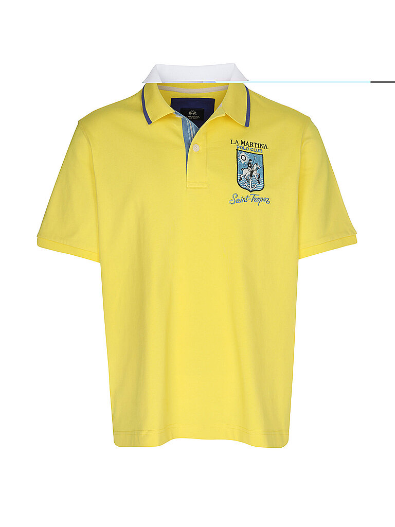 Poloshirt gelb L herren