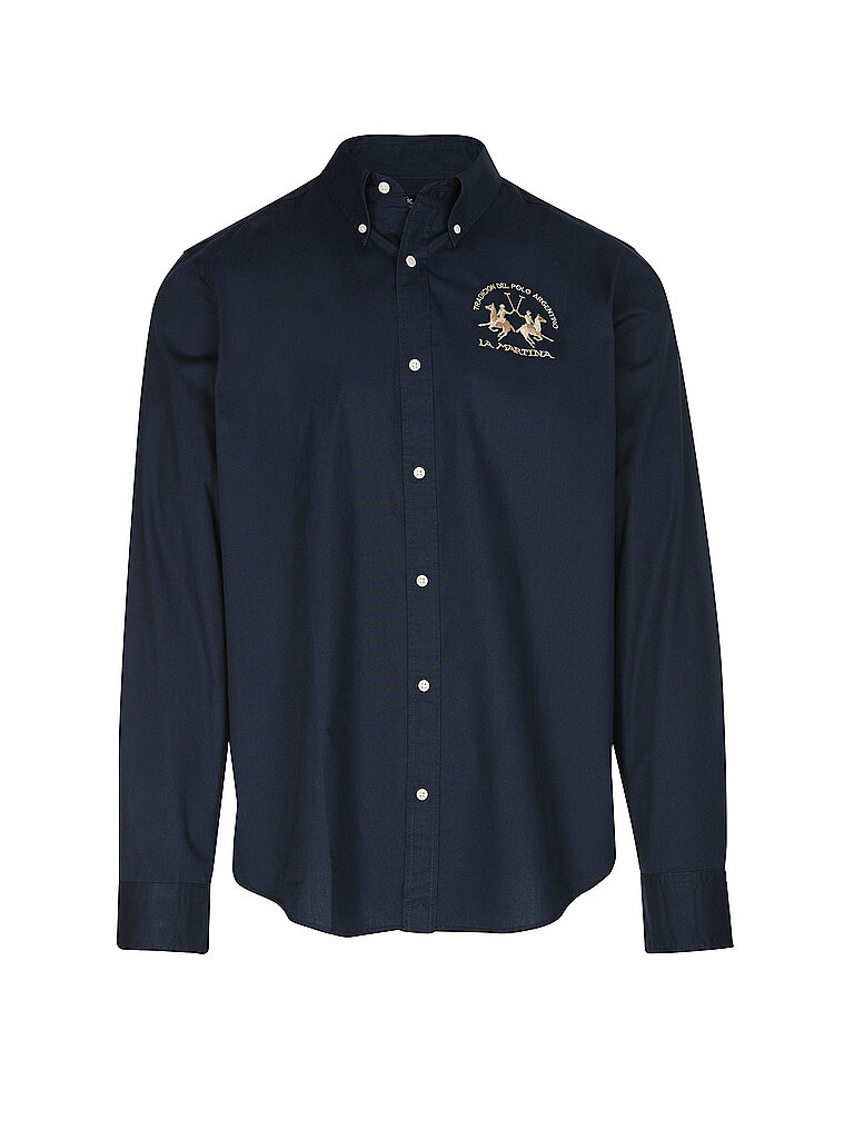 LA MARTINA Hemd Regular Fit dunkelblau | XXL