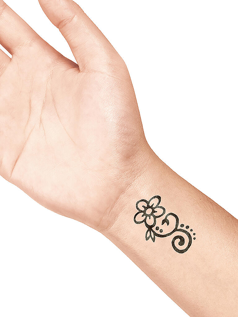 LA DOT | Tattoo Stone Mdium Curl Flower ( 75 )  | transparent
