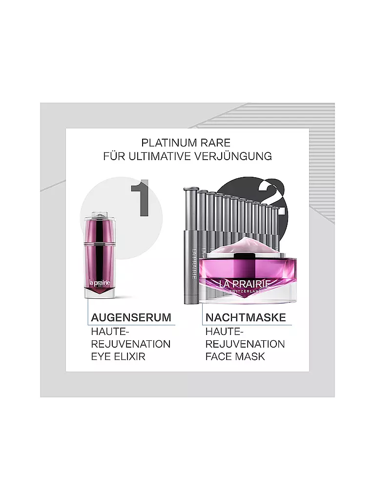 LA PRAIRIE | Platinum Rare Mask Rejuvenating  20ml & 12x 0.7ml  | keine Farbe