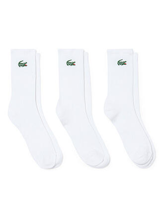 LACOSTE | Socken 3er Pkg. white
