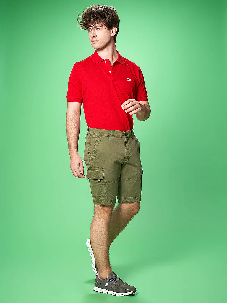 Polo LACOSTE Homme couleur Rouge 8 3