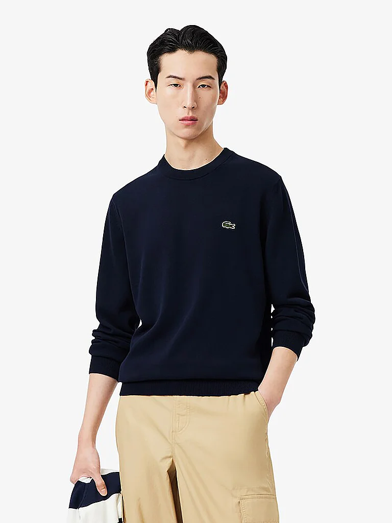 Pull LACOSTE Homme couleur Bleu Marine 4 7