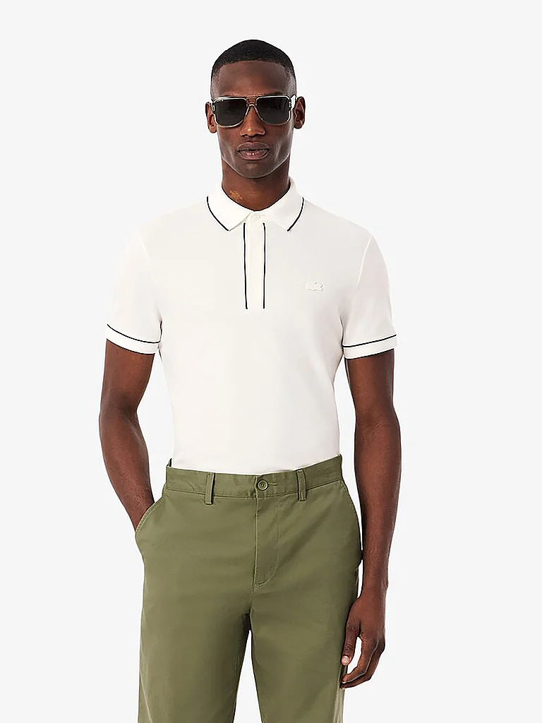 Lacoste - Polo - Taille T3 Blanc homme 8