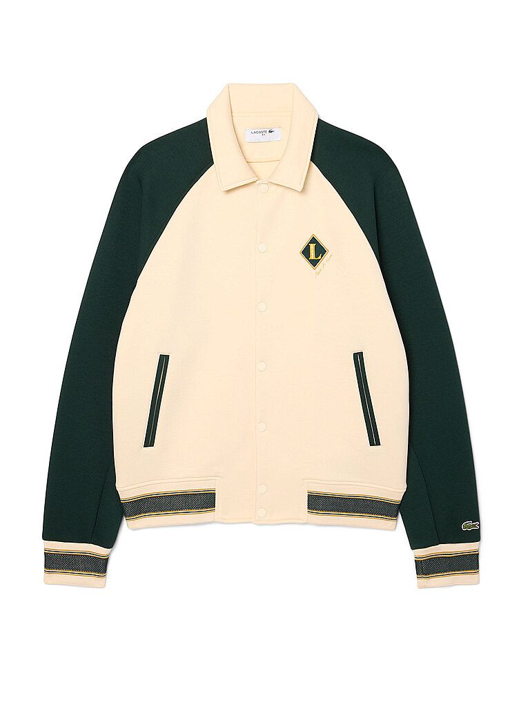 LACOSTE Sweatjacke  creme | L
