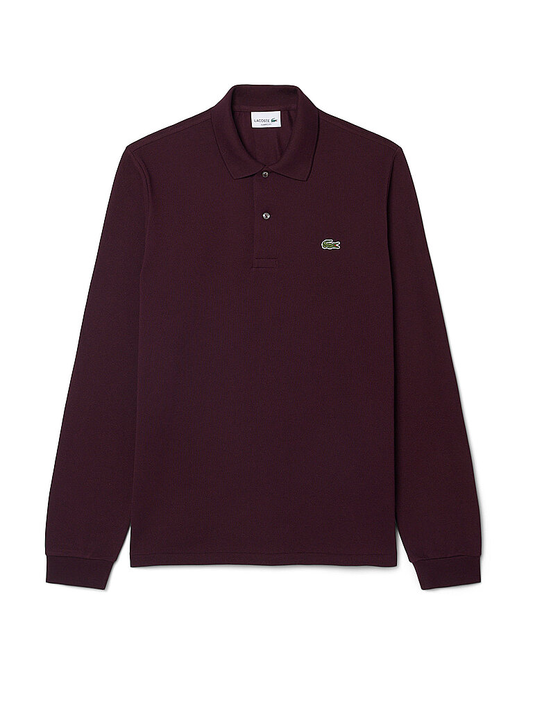 LACOSTE Poloshirt L1312 dunkelrot | S