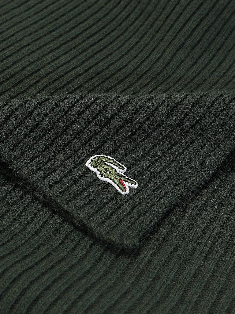 LACOSTE Bufanda verde oscuro | ONE SIZE