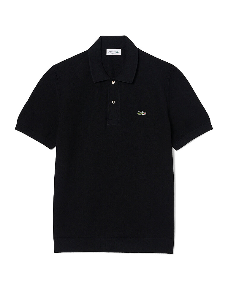 LACOSTE Poloshirt  schwarz | L