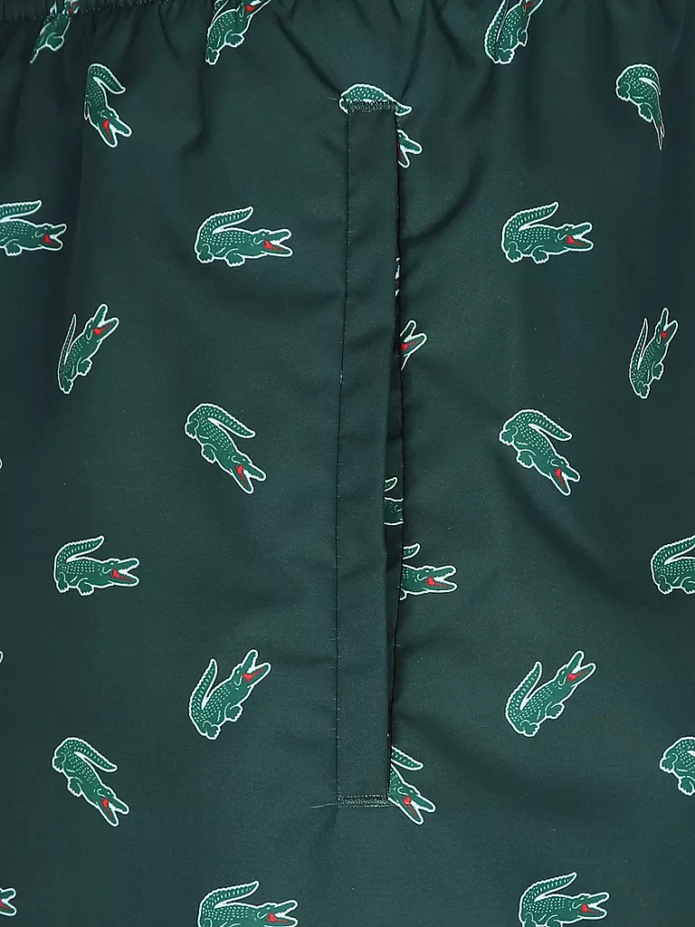 LACOSTE | Badeshorts  | grün