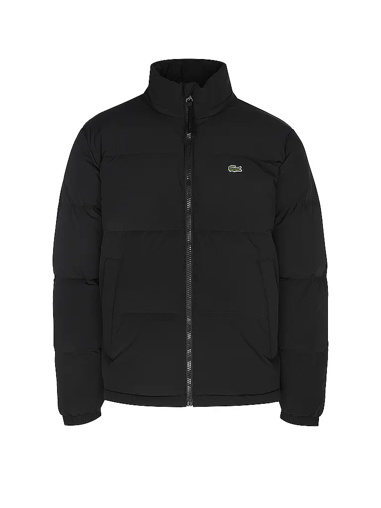 LACOSTE | Daunensteppjacke | schwarz