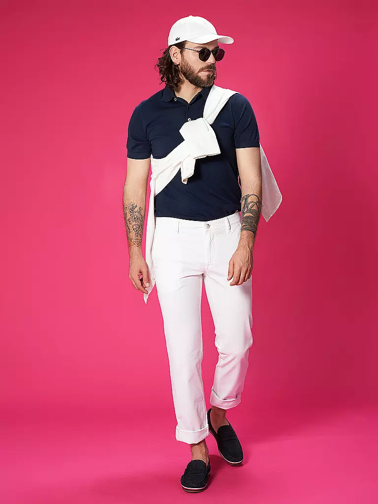 LACOSTE | Kappe Basecap | weiss