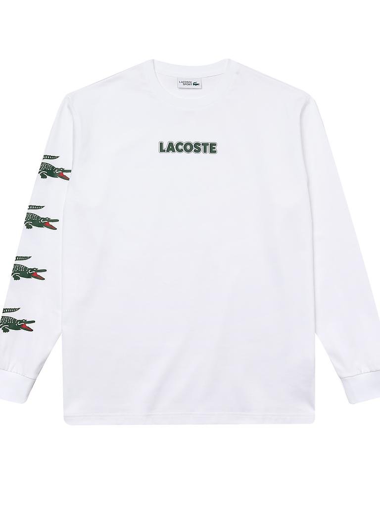 LACOSTE | Langarmshirt | weiß