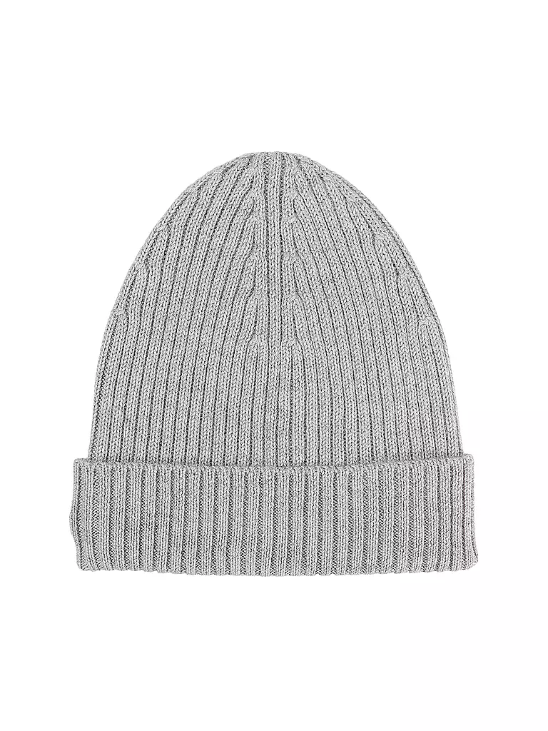 LACOSTE Mütze - Beanie grau