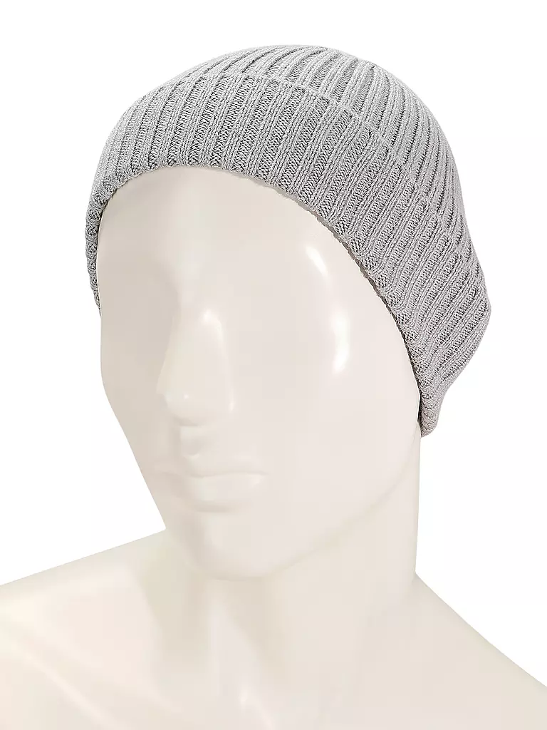 LACOSTE Beanie grau Mütze -