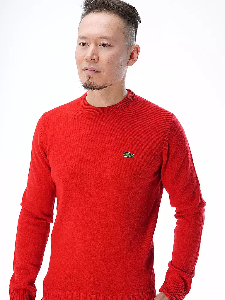 LACOSTE | Pullover | rot