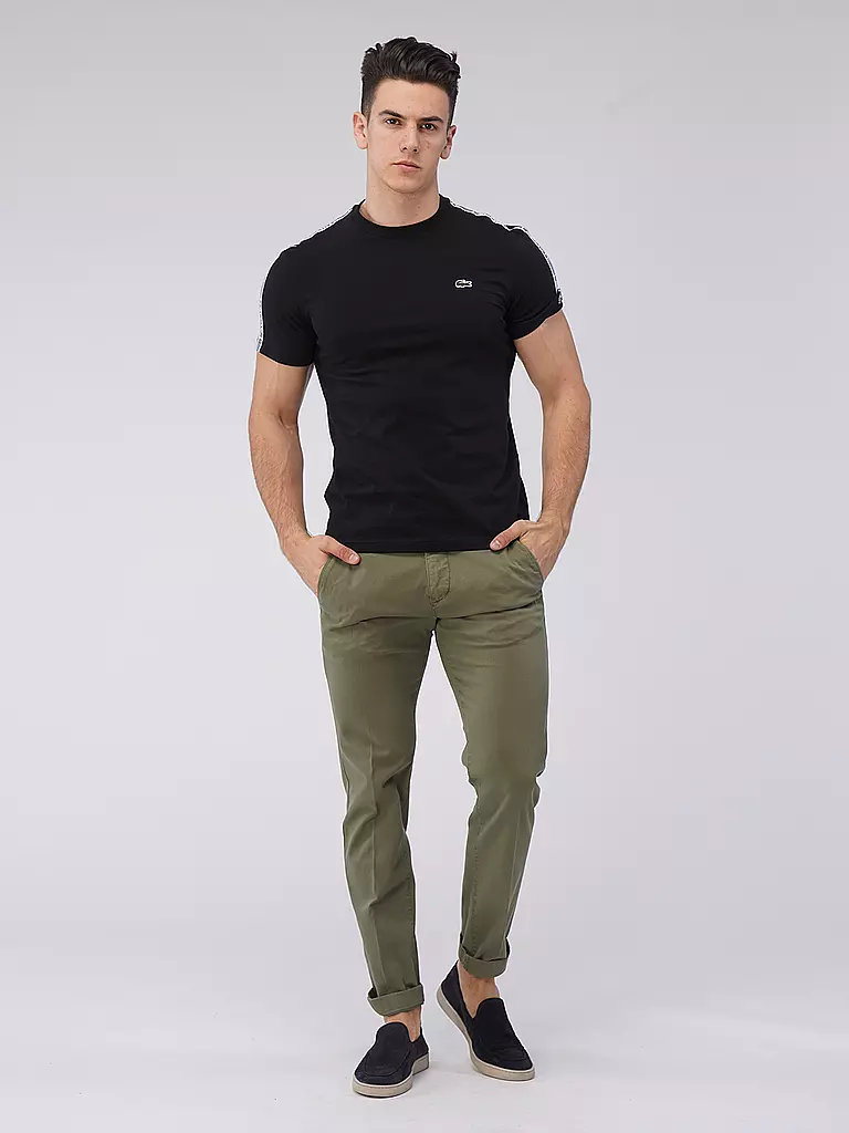 LACOSTE | T-Shirt  | schwarz