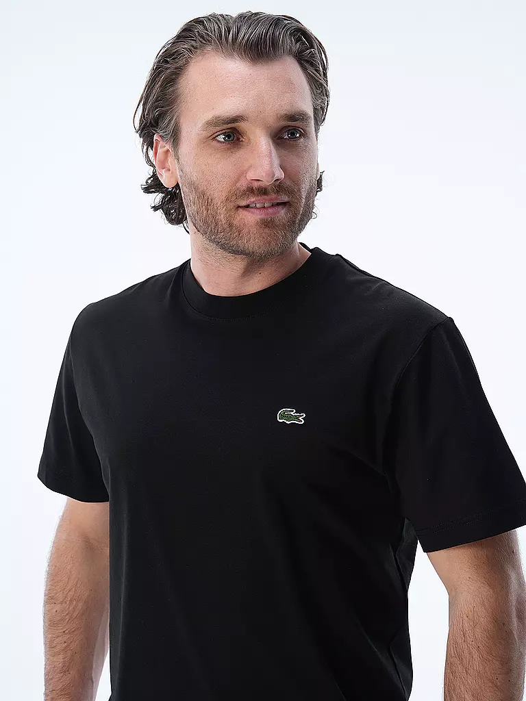 LACOSTE | T-Shirt  | schwarz