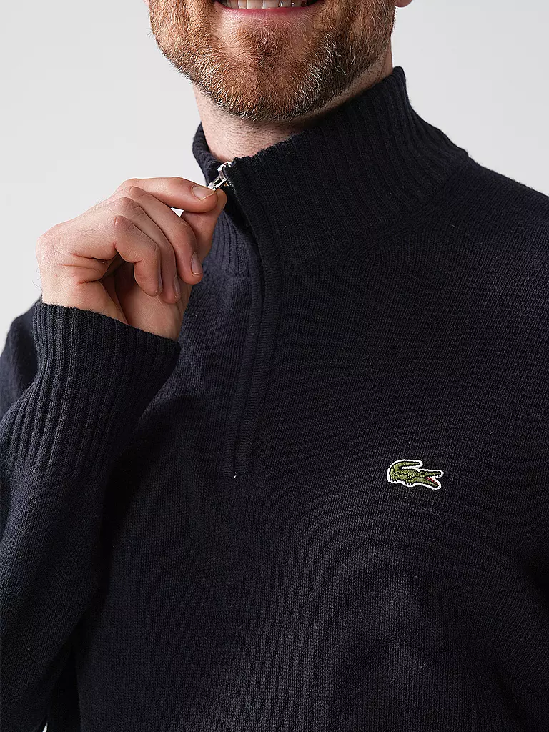 LACOSTE | Troyer Pullover | dunkelblau