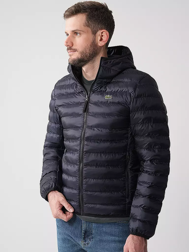 LACOSTE | Windbreaker  | schwarz