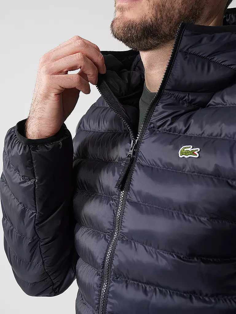 LACOSTE | Windbreaker  | schwarz