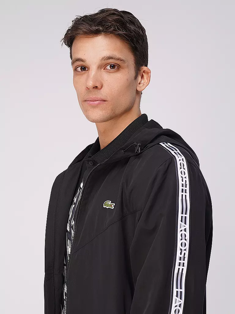 LACOSTE | Windbreaker | schwarz