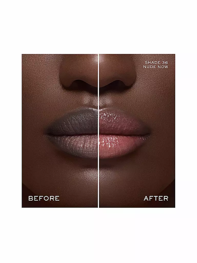 LANCÔME | Lip Idôle Squalane-12 Butterglow Glowy Color Balm (36 Nude now) | hellbraun