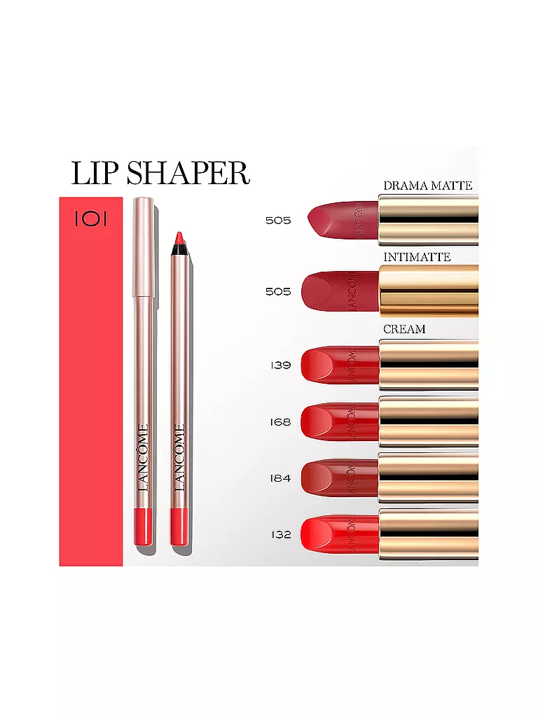 LANCÔME | Lippenkonturenstift - Lip Idôle Lip Shaper Creamy Matte Lip Liner (101 Spicy Cherry) | hellbraun