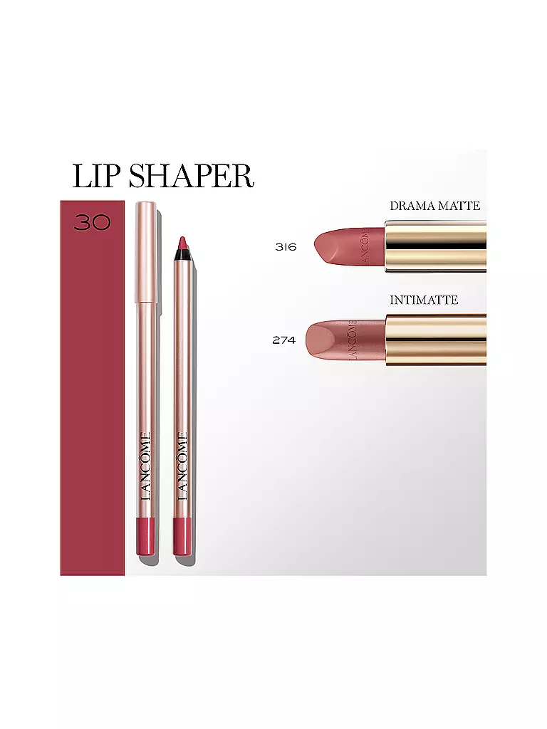 LANCÔME | Lippenkonturenstift - Lip Idôle Lip Shaper Creamy Matte Lip Liner (30 Lisa's Coral Glow) | hellbraun