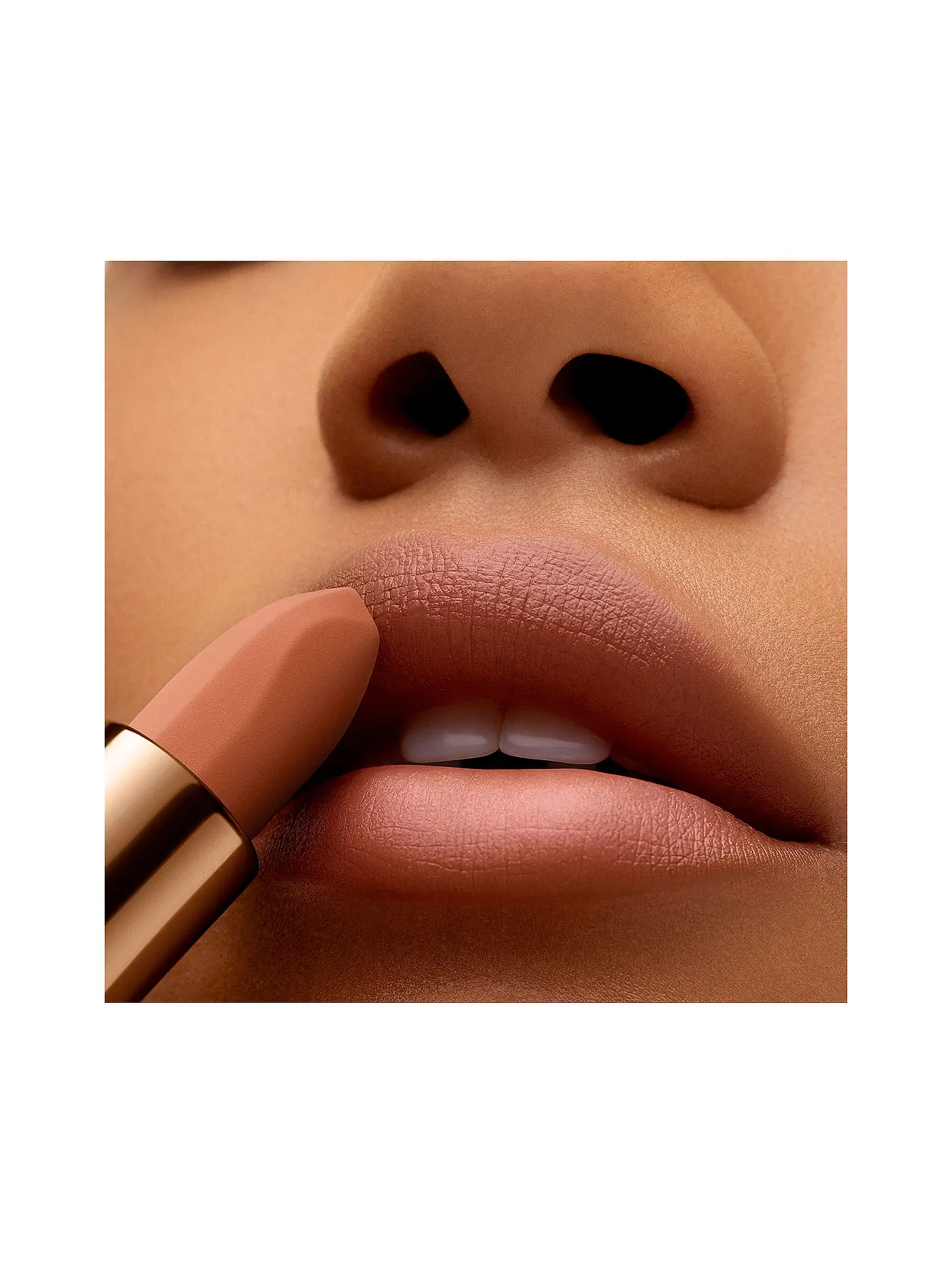 LANCÔME | Lippenstift - L'Absolu Rouge Intimatte French (101 Off-Camera) | hellbraun