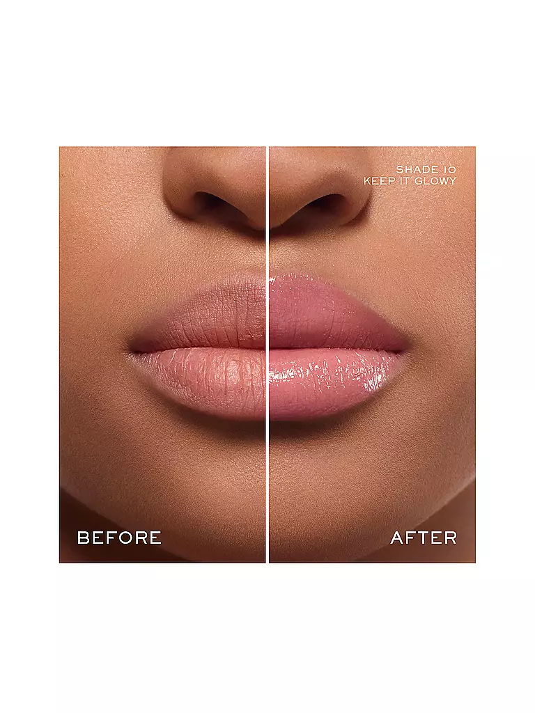LANCÔME | Lippenstift - Lip Idôle Squalane - 12 Butterglow Glowy Color Balm 10 Keept it glowy | hellbraun