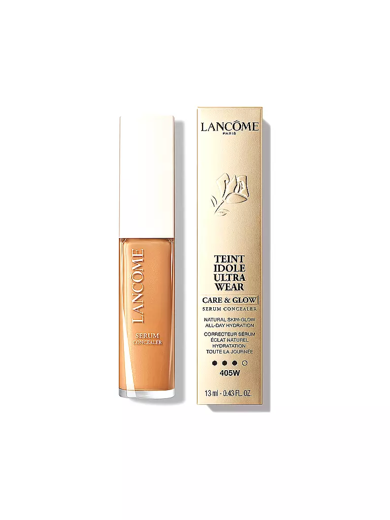 LANCÔME | Teint Idole Ultra Wear Skin-Glow Concealer (405W) | hellbraun