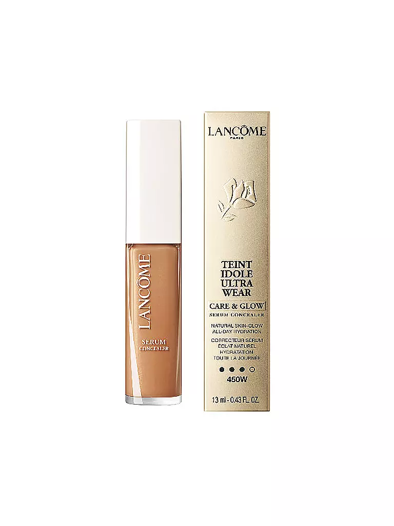 LANCÔME | Teint Idole Ultra Wear Skin-Glow Concealer (450W) | hellbraun