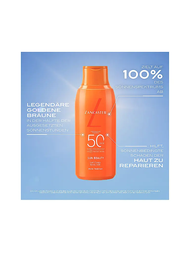 LANCASTER | Body Milk SPF50 175ml | keine Farbe