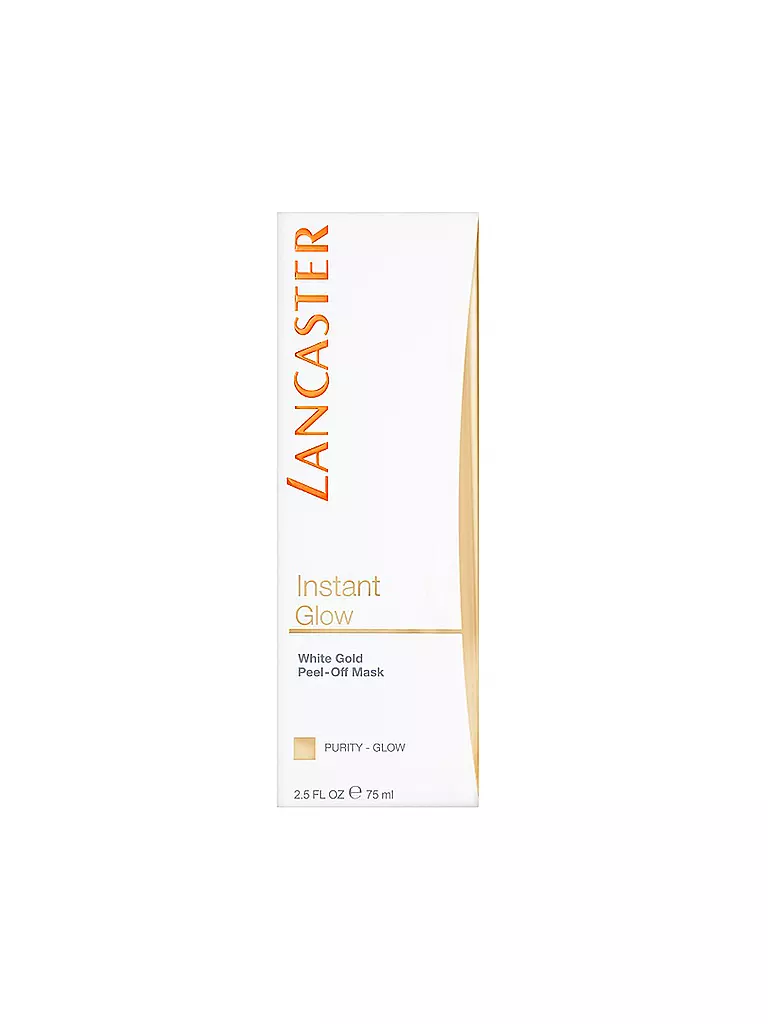 LANCASTER | Instant Glow Peel-off Maske Silber mit Sleeve 75ml | keine Farbe