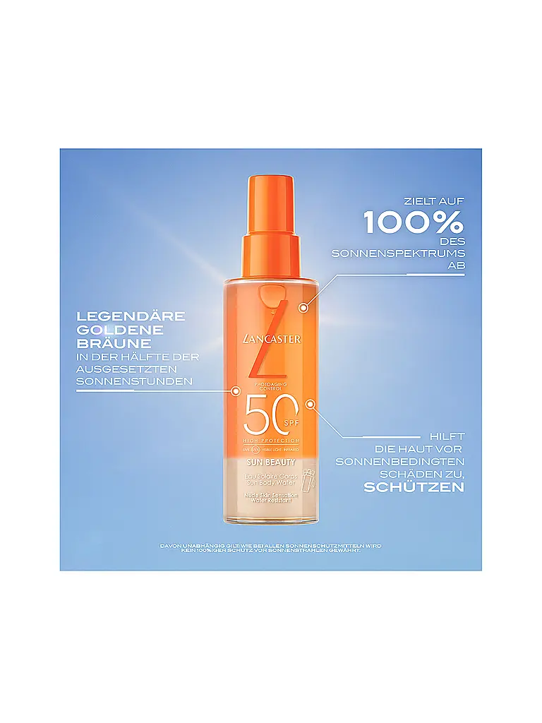 LANCASTER | Sonnenpflege - Sun Beauty Body Water SPF30 100ml |
