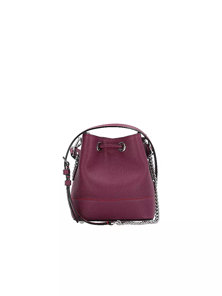 LANCEL | Ledertasche - Bucket Bag NINON DE LANCEL | beere